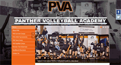Desktop Screenshot of panthervolleyballacademy.com